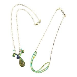 Bohemian necklace set